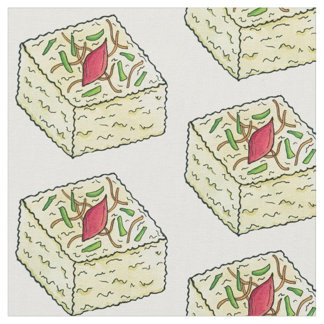 Tecido Kalakand Indian Pakistani Milk Sweet Dessert Comid (Detalhe)