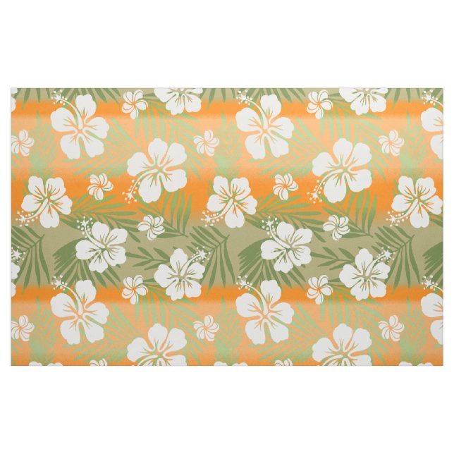 Tecido Kalani Tie Dye Blend Tropical Hibiscus - Laranja (Fat Quarter)