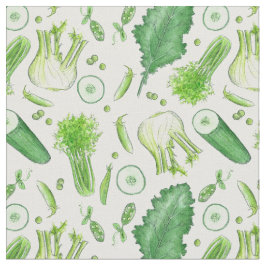 Tecido Kale Aipas Aquarelas Cozinha Vegetais