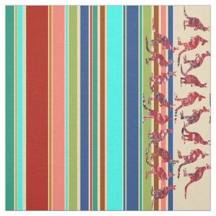 Tecido Kangaroos & Stripes Patterno + suas ideias