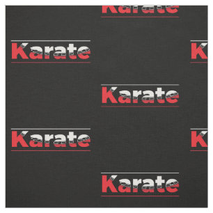 Tecido Karate Martial Arts Red