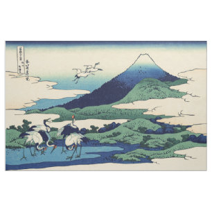 Tecido Katsushika Hokusai - Umegawa na província de Saga