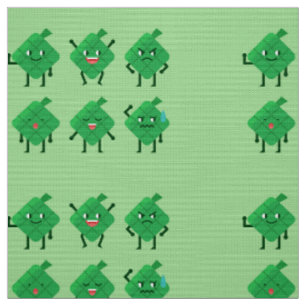 tecido Kawaii Ketupat