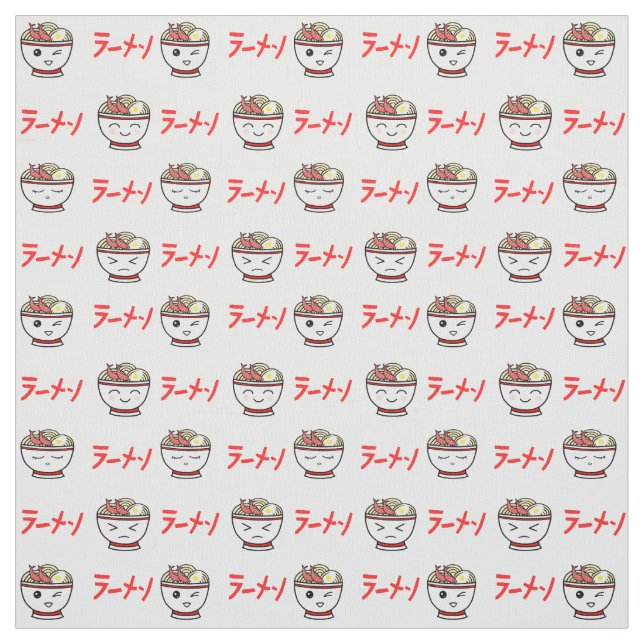 Tecido Kawaii Ramen (Modelo)