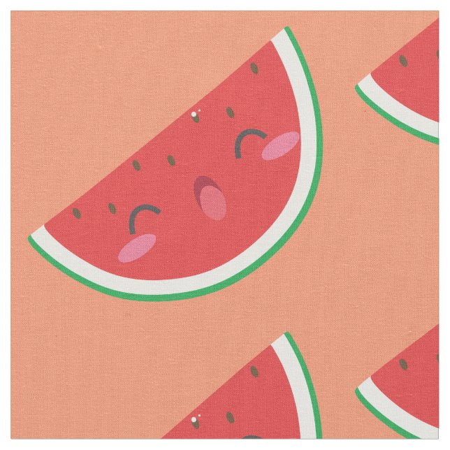 Tecido Kawaii Watermelon (Detalhe)