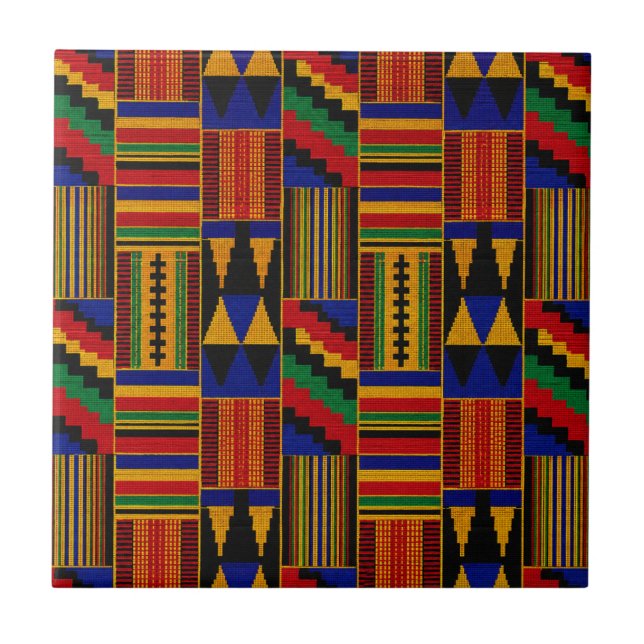 Tecido Kente Estilo Africano (Frente)
