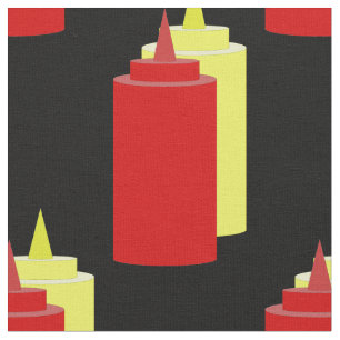 Tecido Ketchup e mostarda