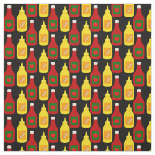 Tecido Ketchup e mostarda