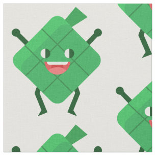 tecido Ketupat feliz
