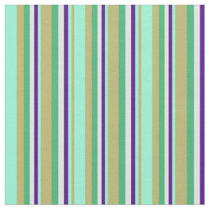 Tecido Khaki, Aquamarine, Indigo, Lavanda e Mar Verde