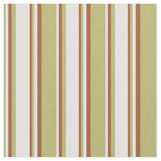 Tecido Khaki Escuro, Amarelo Claro e Padrão de Linhas Sie (Detalhe)