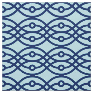 Tecido Kimono impressão, marinho e azul claro