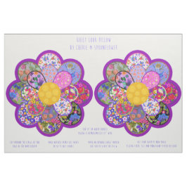 Tecido Kit de Corte e Costura de Travesseiro Redondo Flor