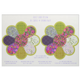 Tecido Kit de Travesseiro Redondo de Flor Estilo Colcha d