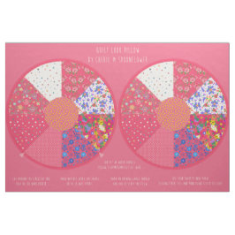 Tecido Kit de Travesseiro Redondo Estilo Quiltado para Co