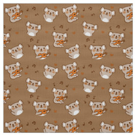 Tecido Koala do コアラ que joga a guitarra