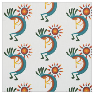 Tecido Kokopelli com Sun