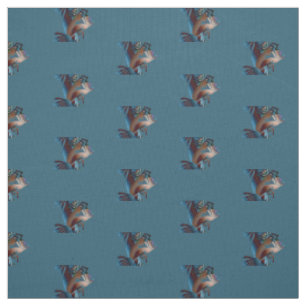 Tecido Kokopelli Music Teal