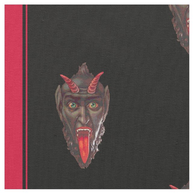 Tecido Krampus listrado (Detalhe)