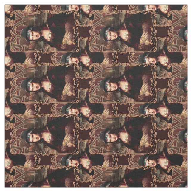 Tecido La Chola Mona Lisa Mexicana (Modelo)