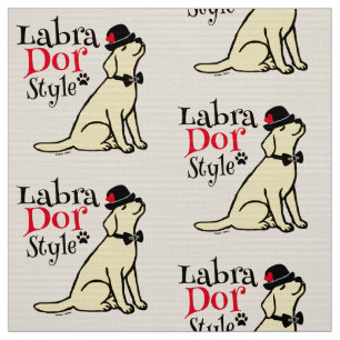 Tecido Labrador amarelo à moda