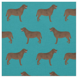 Tecido Labrador de chocolate