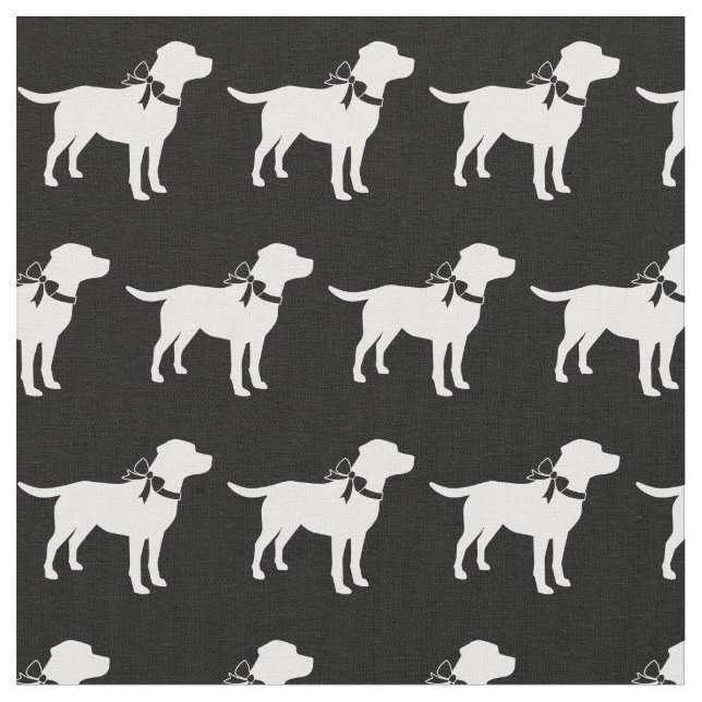 Tecido Labrador Retriever Cachorro Silhout Pet Lab (Detalhe)