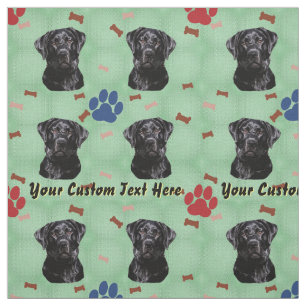 Tecido Labrador retriever - personalizado