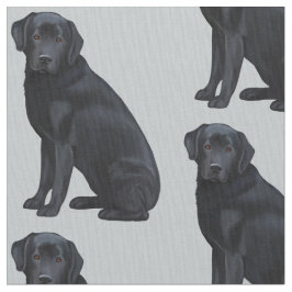 Tecido Labrador retriever preto
