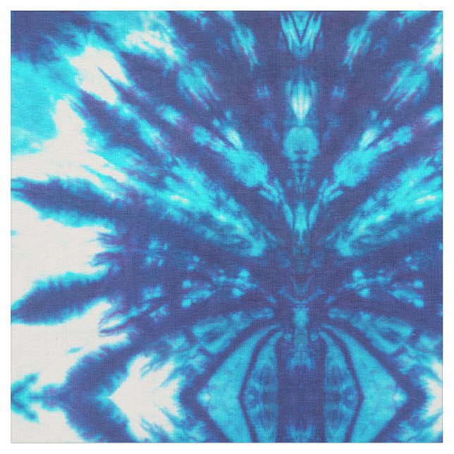 Tecido Laço-Tintura azul & branca (Detalhe)