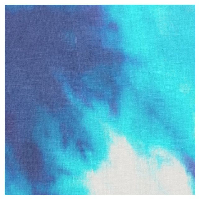 Tecido Laço-Tintura azul & branca (Detalhe)