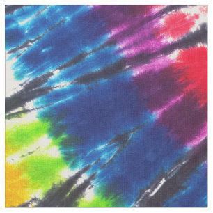 Tecido Laço-Tintura do caleidoscópio do arco-íris