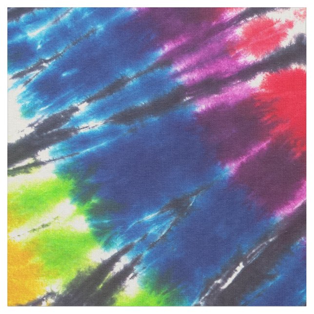 Tecido Laço-Tintura do caleidoscópio do arco-íris (Detalhe)