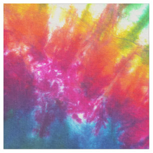 Tecido Laço-Tintura do caleidoscópio do arco-íris