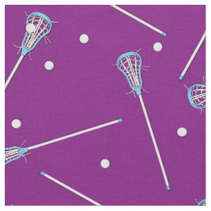 Tecido Lacrosse Sports Boys Decor Purple