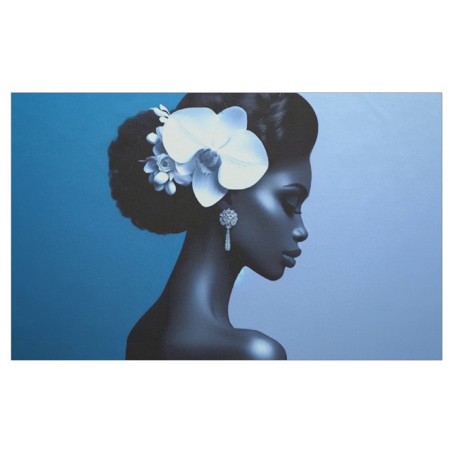 Tecido Lady Blue  (Fat Quarter)