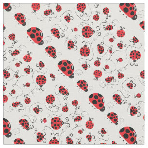 Tecido Lady Bugs Por Todo Lugar