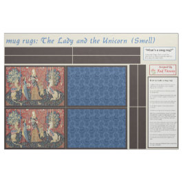 Tecido Lady e Unicorn faça xixi