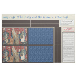 Tecido Lady e Unicorn faça xixi