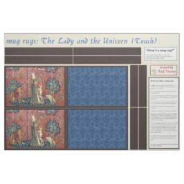 Tecido Lady e Unicorn faça xixi