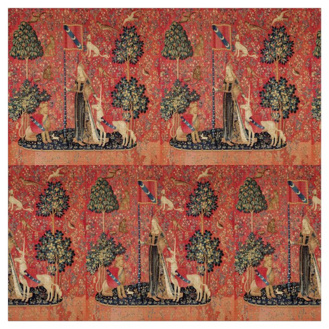 Tecido LADY E UNICORN Lion,Flores Fantásticas,Animais (Modelo)