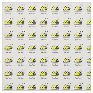 Tecido Ladybug Amarelo