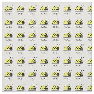 Tecido Ladybug Amarelo