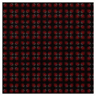 Tecido Ladybug Art Ladybird Tecido Cotton ou Poly