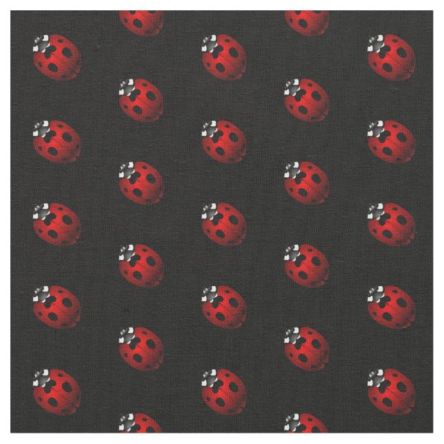 Tecido Ladybug Art Ladybird Tecido Cotton ou Poly (Detalhe)
