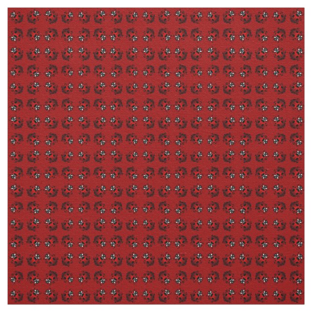 Tecido Ladybug Art Ladybird Tecido Cotton ou Poly (Modelo)