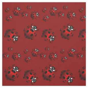 Tecido Ladybug Art Tecido Ladybird Cotton ou Poli