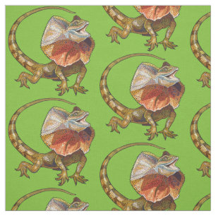 Tecido lagarto-de-pescoço-frade