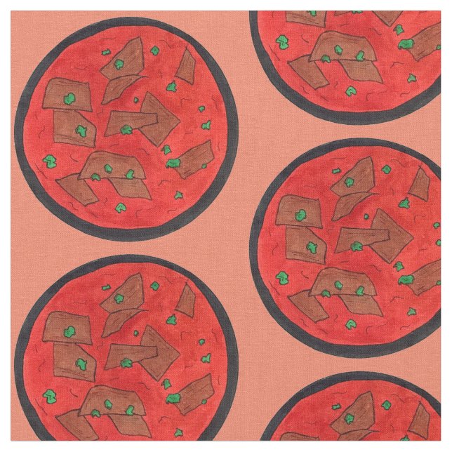 Tecido Lamb Rogan Josh Indian Persian Comida da Caxemira (Detalhe)