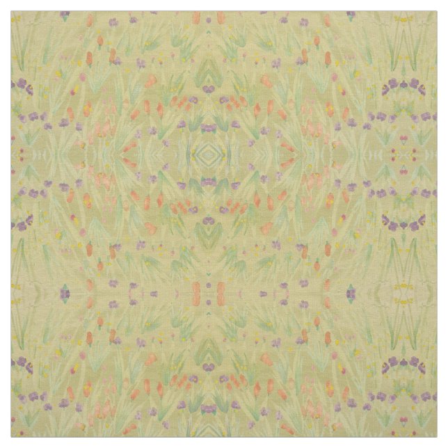 Tecido Laranja e Roxo Verde-oliva (Modelo)